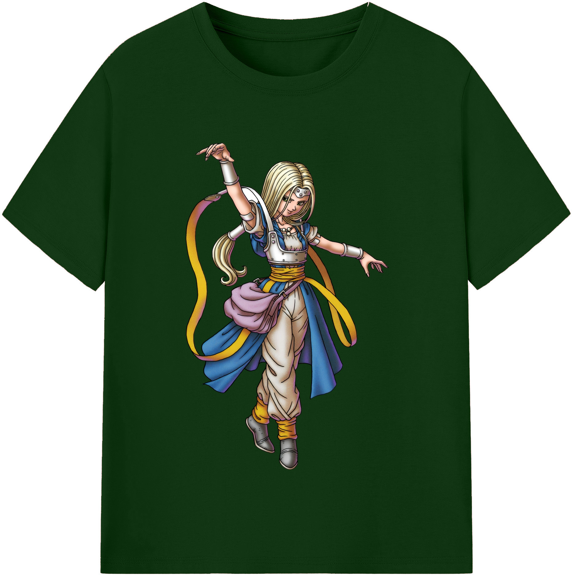 （画像用） ドラゴンクエスト Doragon Kuesuto Dragon Quest 綿100％半袖Tシャツ（フロントプリント）